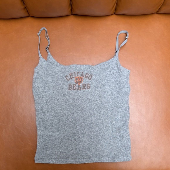Abercrombie & Fitch Gray Camisole Chicago Bears Tank Top - Picture 2 of 3